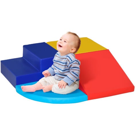 Juego de 4 bloques psicomotricidad para niños bloques de construcción figuras de construcción juguete para aprendizaje para escalar multicolor