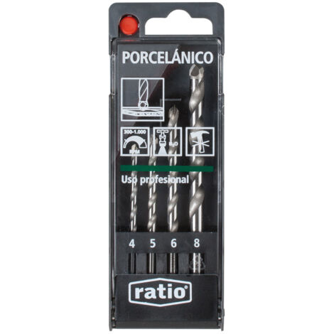 Juego de 4 brocas porcelánico Ratio -