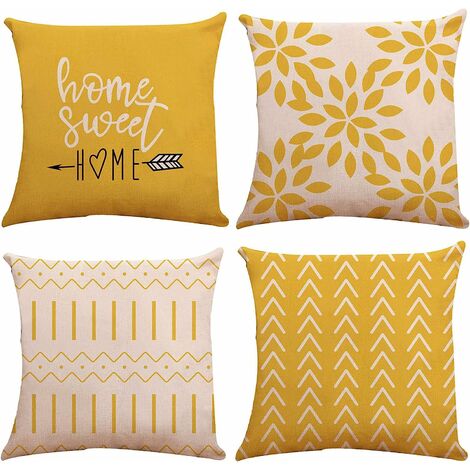 Juego de 4 fundas de cojín decorativas para sofá, funda de almohada decorativa, fundas de sofá, cojín de piel de melocotón, funda de cojín para exteriores, decoración para dormitorio, sofá, silla, cam