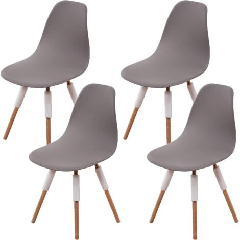 Juego de 4 fundas elásticas para sillas de comedor escandinavas para sillas de comedor, cocina