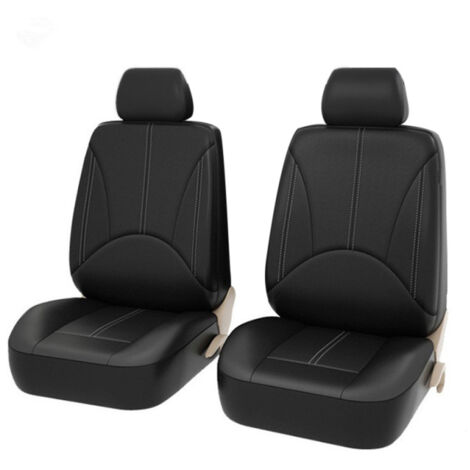 Juego de 4 fundas universales de cuero transpirable para asientos de coche, accesorios para el interior de coches y SUV.