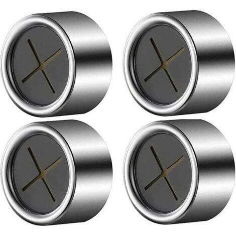Juego de 4 ganchos para baño, redondos, adhesivos para toallas de cocina y trapos de cocina, cromados de primera calidad.