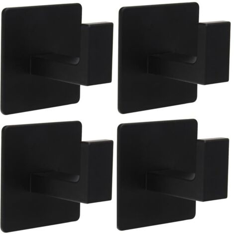 Juego de 4 ganchos para toallas de baño montados en la pared para el baño