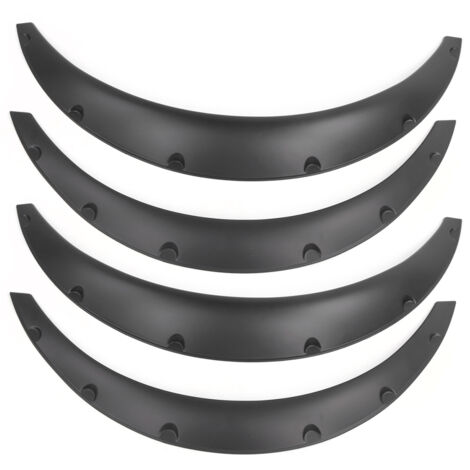 INEASICER Juego de 4 guardabarros universales y flexibles para vehículos todoterreno, protección de pasos de rueda.