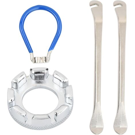 Juego de 4 llaves para radios de bicicleta, 8 vías, calibre 10-15, para bicicleta de montaña, carretera y vehículo.