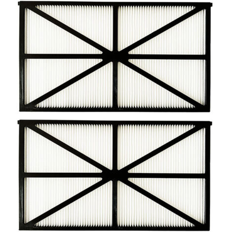 Juego de 4 paneles de filtro para robot Tiger Shark - RCX70101PAK2 - Negro