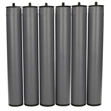 Juego de 4 patas cilindricas 25cm