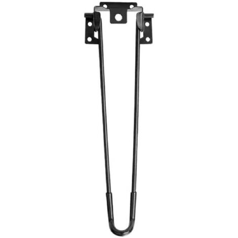 Juego de 4 patas de mesa plegables, patas de mesa metálicas, muebles plegables, mesa de centro plegable, repuesto para armario de cama (42 cm, 7 mm de diámetro)