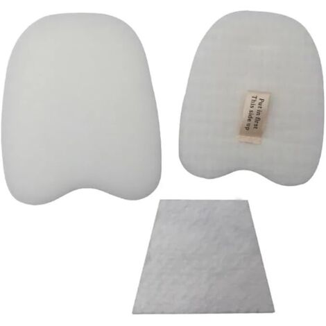 Juego de 4 piezas de espuma y filtro de repuesto para Shark Rocket Deluxe Pro HV320/HV319Q – Limpieza de sofás y alfombras – Materiales de alta calidad