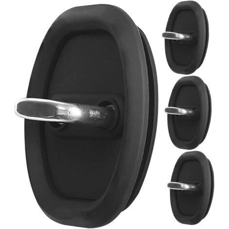 Juego de 4 piezas de protectores de silicona para el pestillo de la puerta del coche, amortiguadores de ruido, protectores para el umbral de la puerta, para uso diario.
