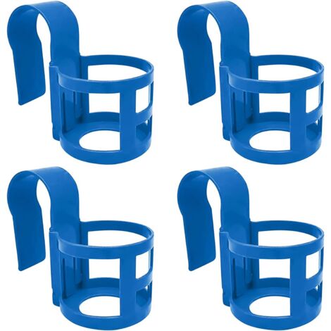 Juego de 4 portavasos para piscina, portavasos para piscinas elevadas, portavasos desmontables, accesorios para piscinas, portavasos para fiestas de verano, piscinas/redondas