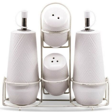 Juego de 4 recipientes para especias MAESTRO BLANCO MR-20002-04CS