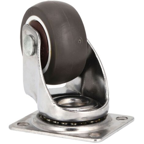 Juego de 4 ruedas giratorias universales de TPR silenciosas con giro de 360° para sillas y muebles, ruedas de repuesto.