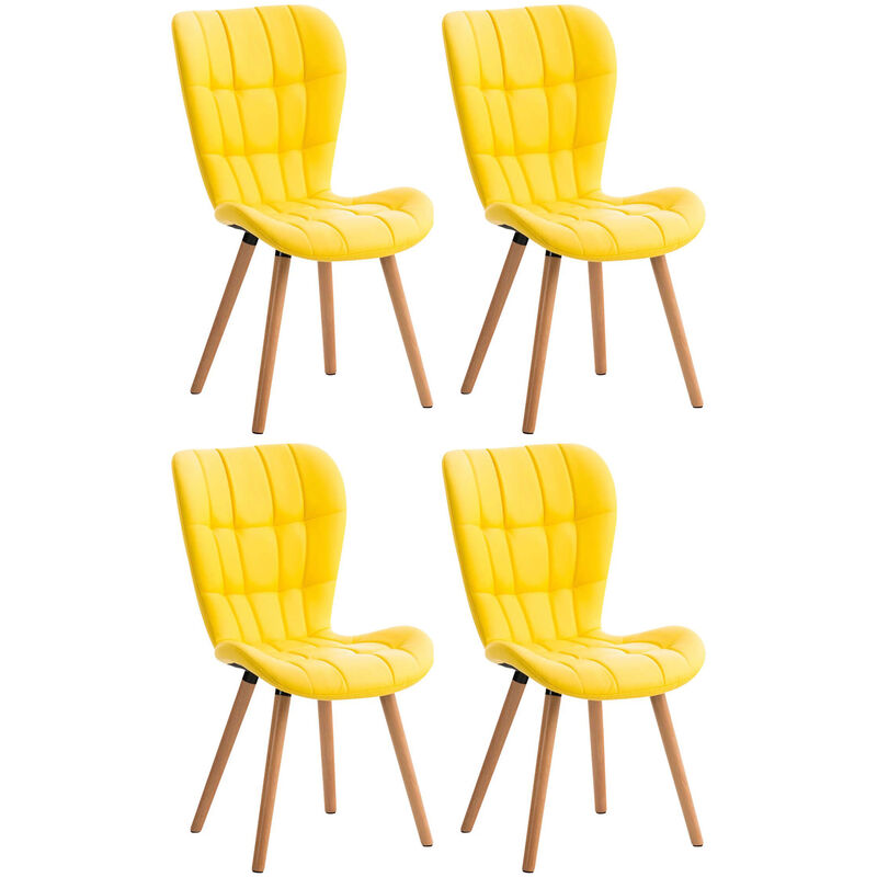 

CLP - Juego de 4 silla de comedor Elda Amarillo