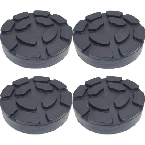 JUEGO DE 4 TACOS DE GOMA PARA ELEVADORES DE COCHE CON 100mm DE DIAMETRO UNIVERSAL PARA ELEVADORES RAVAGLIOLI, SIRIO, SPACE, COIRO, ASTRA ENTRE OTRAS MARCAS