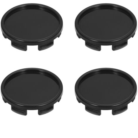 Juego de 4 tapas centrales universales de ABS de 55 mm para ruedas de coche.