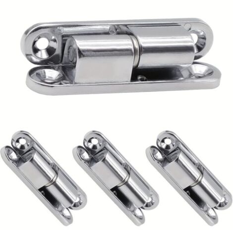 Juego de 4 tiras de renovación de bisagras para puertas y ventanas de aleación de zinc: fáciles de instalar, duraderas y universales.