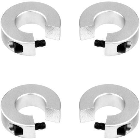 Juego de 4 topes para rieles lineales SBR20 - Anillo de fijación para rieles lineales SBR20 - Piezas CNC para impresoras 3D y máquinas CNC de bricolaje