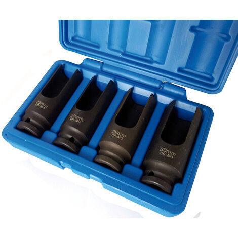 Juego de 4 vasos de 1/2" para inyectores Siemens y Bosch
