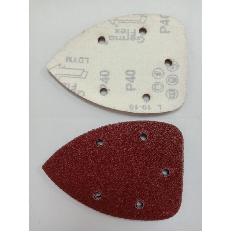 Juego de 40 Hojas de Lija, Papel de Lija Joyoldelf 40/60/80/120 Ideal para Lijadora Multifunción