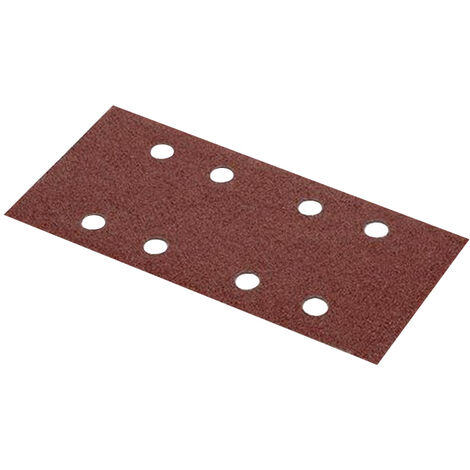 Juego de 5 almohadillas de velcro perforadas (paralelas) - grano 240 - 93 x 185 mm KREATOR