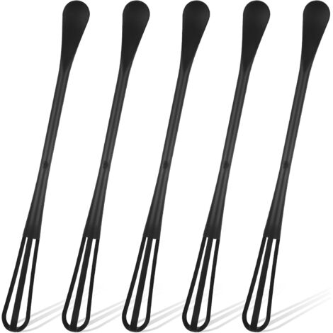 Juego de 5 batidores pequeños multifuncionales de silicona, que incluye una mini cuchara y varillas para batir, mezclar y hornear.