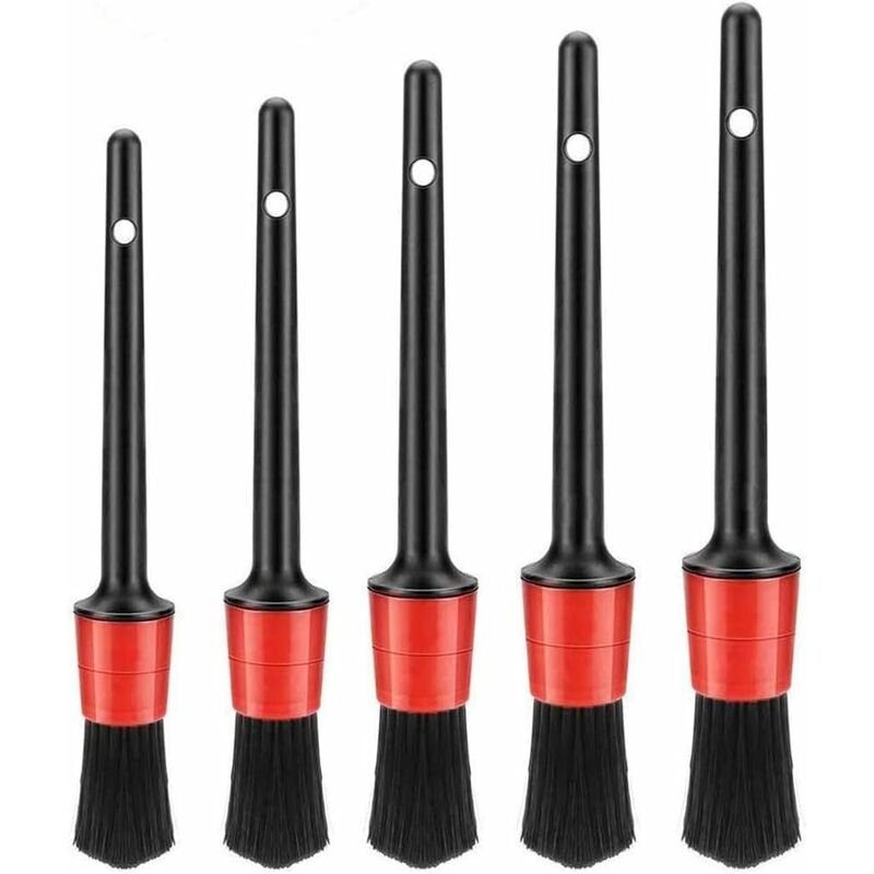 

Juego de 5 cepillos de limpieza de automóviles, cepillos de limpieza de detalles, limpieza de automóviles, cepillos de limpieza de detalles, juego de
