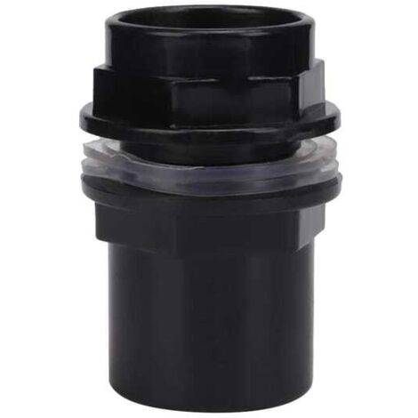 Juego de 5 conectores rectos para manguera de acuario de PVC (40 mm).