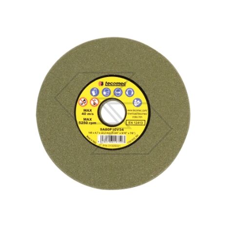 Juego de 5 discos abrasivos verde grano grueso para afiladora JOLLY EVO