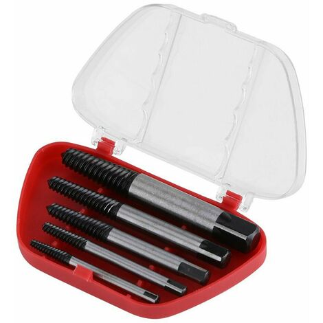 Juego de 5 extractores de tornillos rotos varias medidas rosca esparragos pernos
