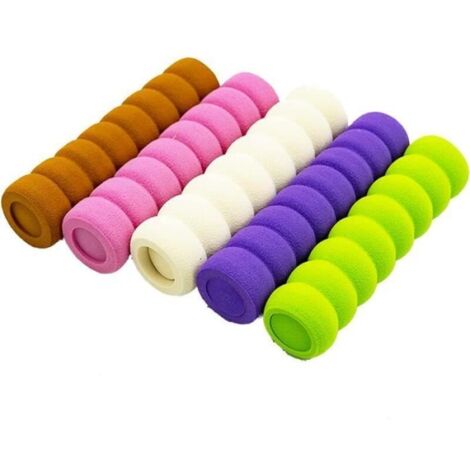Juego de 5 fundas protectoras para manijas de puerta de espuma suave para mayor seguridad.