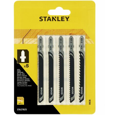 Juego de 5 hojas HCS  STANLEY STA27025-XJ