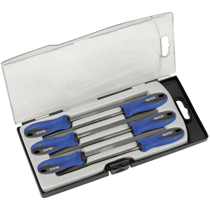 

Alyco-tools - Juego De 6 Limas De Aguja En Caja Plástico