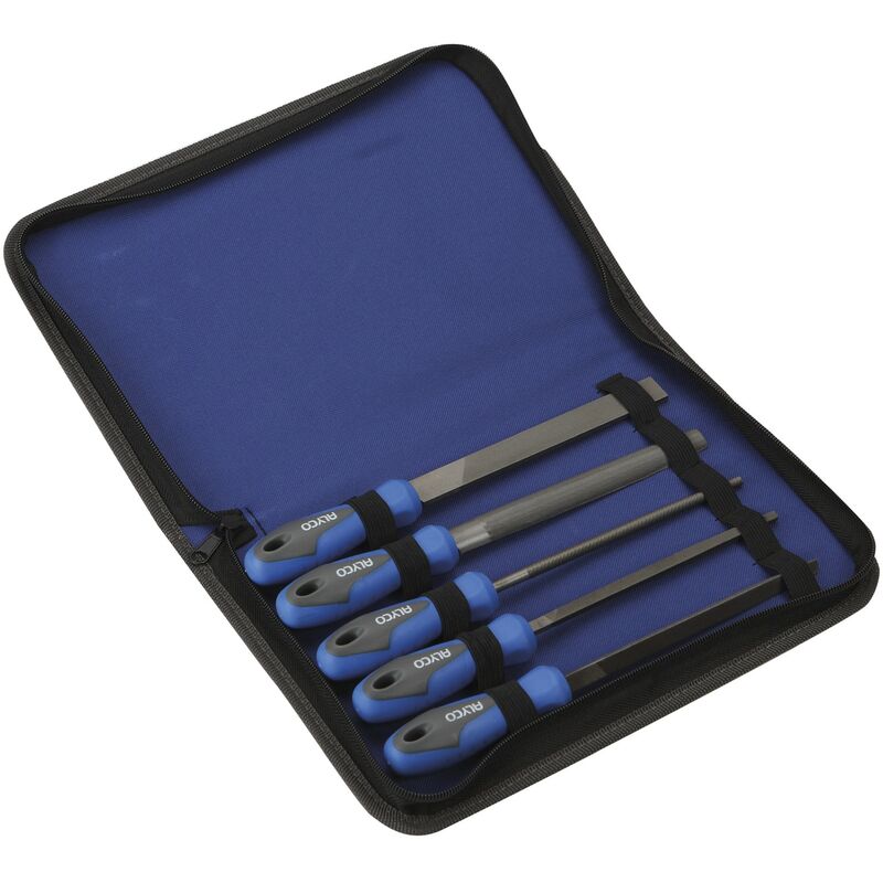 

Alyco-tools - Juego De 5 Limas Entrefinas En Bolsa De Nylon