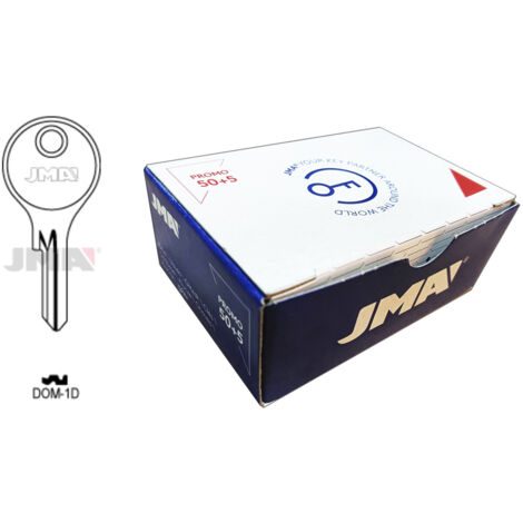 Juego de 50 llaves JMA tipo B con 5 llaves gratis de acero DOM: 1D