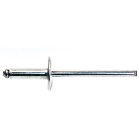 Juego de 50 remaches DEGOMETALES estándar ALX TL aluminio/acero - 4,8 x 16 mm