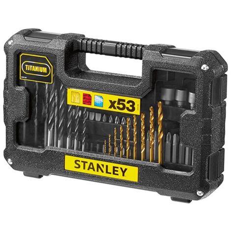 Juego de 53 piezas para taladrar y atornillar  STANLEY STA7223-XJ