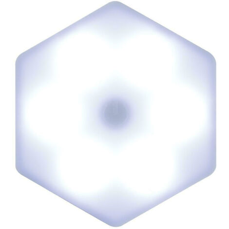 Juego de 6 apliques de pared hexagonales