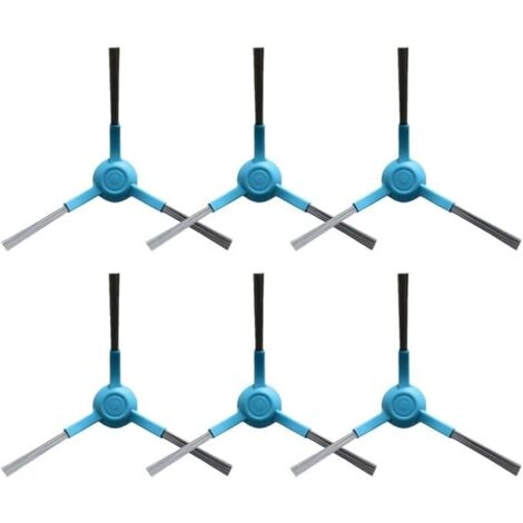 Juego de 6 cepillos laterales de repuesto para la aspiradora robot Cecotec Conga – Compatible con los modelos 3290/3490 Elite/4090/4690/5090/5490/6090/7090 – Limpieza eficiente