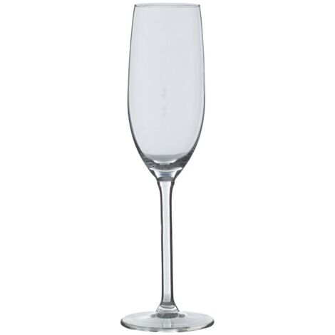 Juego de 6 flautas de ópera de 16 cl transparente - Sg secret de gourmet