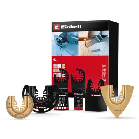 Juego de 6 hojas de sierra de inmersión para multiherramientas EINHELL 49708106