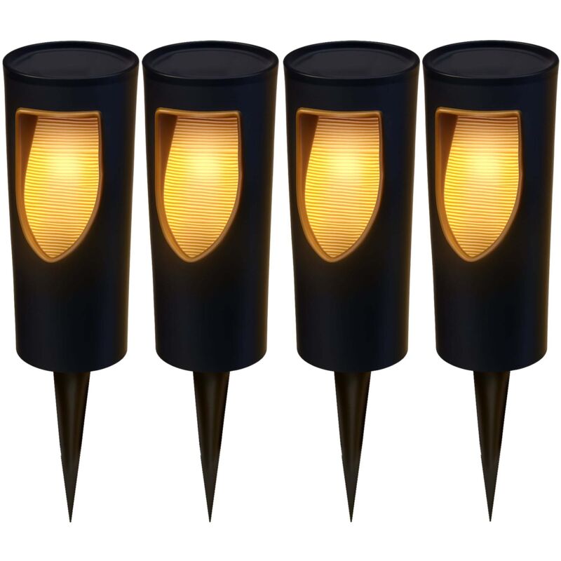 Juego de 6 luces solares para suelo H34CM GRILLY