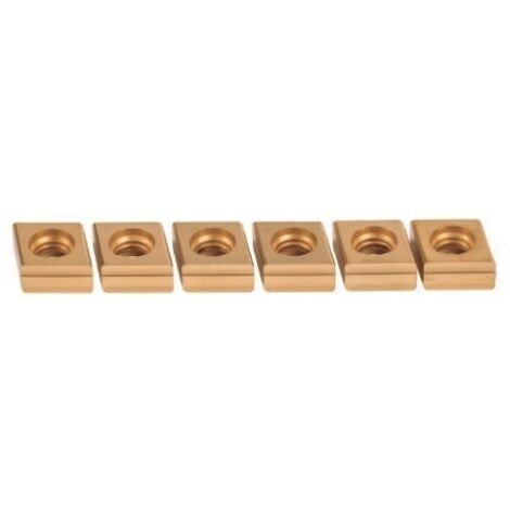Juego de 6 placas para biseladora KE 10-2 METALLKRAFT 3991110