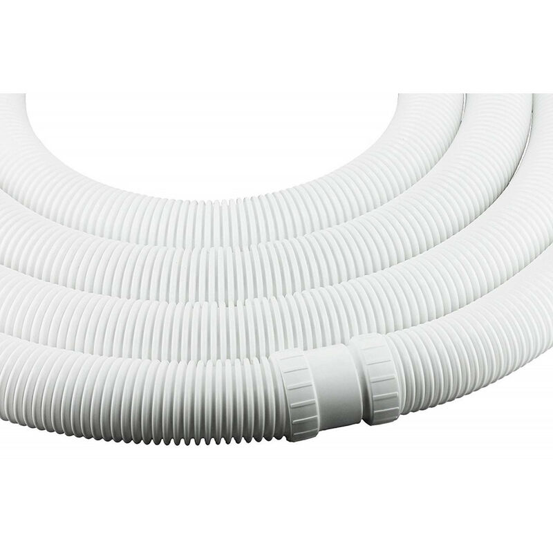

Juego de 6 secciones de manguera, 6 x 1 m, para robots de limpieza hidráulica de piscinas, blanco, W69100