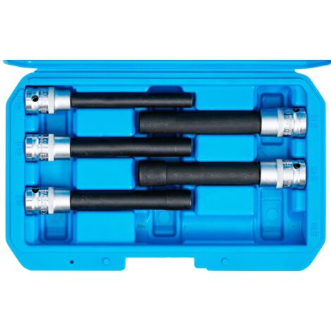 Juego De 6 Vasos Extra Largos 1/2" E10, E12, E14, E16, E18 Y E20 Especiales Para Culata