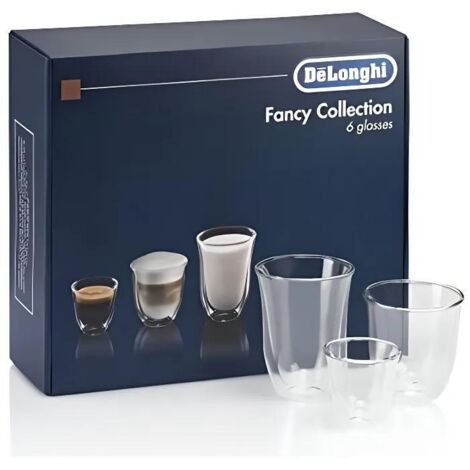 Juego de 6 vasos termicos para cafetera DELONGHI 5513284451