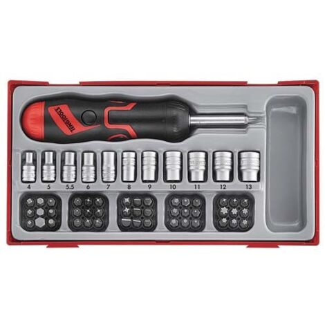 Juego de 64 piezas vasos y puntas TENGTOOLS TTMDRT64