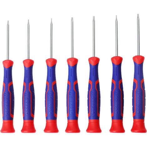 Juego de 7 destornilladores de precisión (torx) workpro
