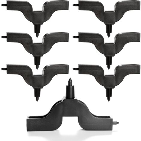 Juego de 7 piezas de herramientas para taladrar tuberías de 3 mm/4 mm, herramienta para taladrar tuberías de riego por goteo, punzón para tuberías, punzón para accesorios de tuberías de jardín.