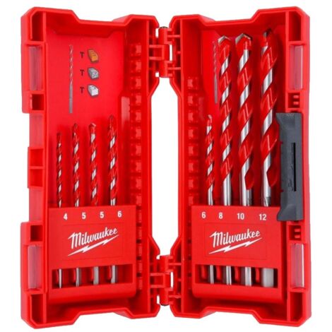 Juego de 8 brocas para hormigón Milwaukee Premium 4932471192